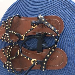 PRADA Sandals  Black Italy 8.5